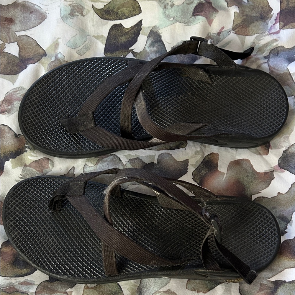 Chaco Black Sole Sandals